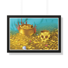 Load image into Gallery viewer, &quot;Treasure&quot; Framed Poster • Artwork from Gosh Darn Bubbles!
