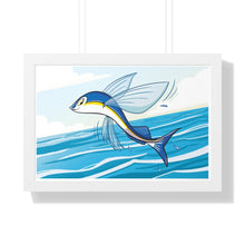 Load image into Gallery viewer, &quot;Fair Winds&quot; Framed Poster • Artwork from Gosh Darn Bubbles!
