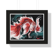 Load image into Gallery viewer, &quot;Betta Bet on Betta&quot; Framed Poster • Artwork from Gosh Darn Bubbles!
