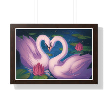 Load image into Gallery viewer, &quot;A Moment Together&quot; Framed Poster • Artwork from Gosh Darn Bubbles!
