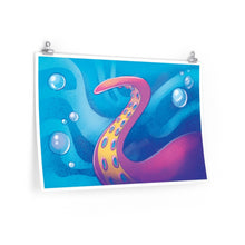 Load image into Gallery viewer, &quot;Extra Tentacle&quot; Poster • Artwork from Gosh Darn Bubbles!
