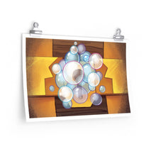 Load image into Gallery viewer, &quot;Bubble-Sealed Lock&quot; Poster • Artwork from Gosh Darn Bubbles!
