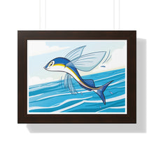 Load image into Gallery viewer, &quot;Fair Winds&quot; Framed Poster • Artwork from Gosh Darn Bubbles!
