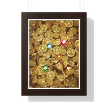 Load image into Gallery viewer, &quot;Treasure&quot; Framed Poster • Artwork from Gosh Darn Bubbles!
