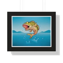 Load image into Gallery viewer, &quot;Slappa da Bass&quot; Framed Poster • Artwork from Gosh Darn Bubbles!
